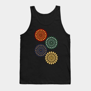 House Pride Floral Mandalas Tank Top